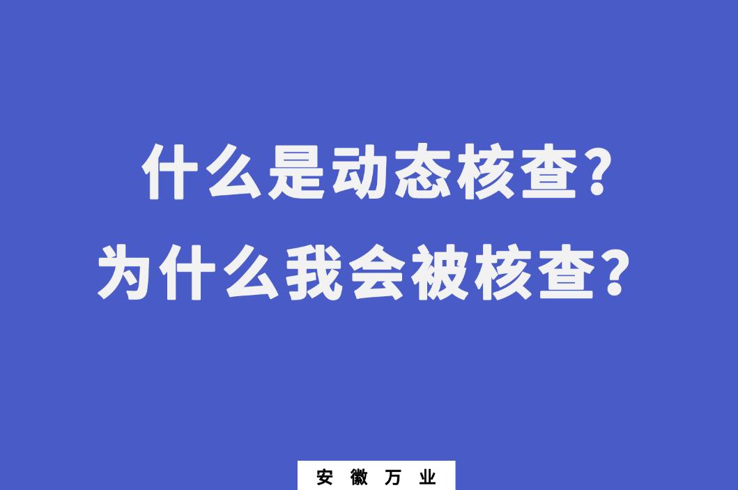 什么是動(dòng)態(tài)核查?為什么我會(huì)被核查？